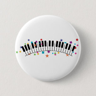 Confetti-Klavier-Knopf Button