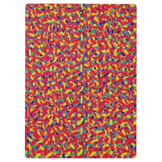 Confetti Klemmbrett (Rückseite)