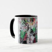 Confetti-Kollisionsdschungel Tasse (Vorderseite Links)
