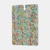 Confetti-Metal-Ornament Ornament Aus Metall (Vorderseite links)