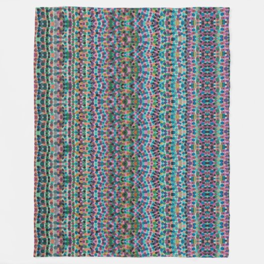 Confetti-Mosaik II-Fleece-Decke Fleecedecke (Vorderseite)