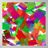 Confetti Multicolor Poster (Vorne)