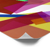 Confetti Multicolor Poster (Ecke)