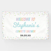 Confetti Niedlich Kleine Sprinkle Dusche Banner (Horizontal)