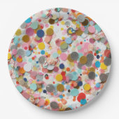 Confetti Papier Teller! Pappteller (Vorderseite)