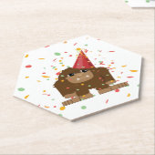 Confetti Party Bigfoot Untersetzer (angewinkelt)