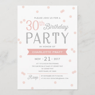 Confetti-Party Einladung | Geburtstag
