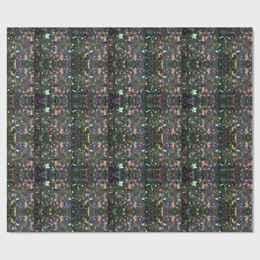 Confetti-Party Geschenkpapier (Flach)