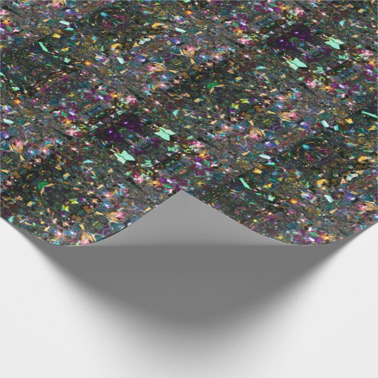 Confetti-Party Geschenkpapier (Ecke)