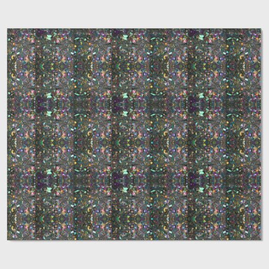 Confetti-Party Geschenkpapier (Flach)