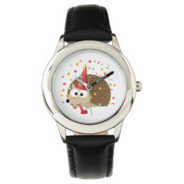 Confetti Party Igel Armbanduhr