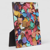 Confetti Party Karneval Farbiges Papier Funny Funn Fotoplatte (Seite)