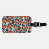 Confetti Party Karneval Farbiges Papier Funny Funn Gepäckanhänger (Vorderseite horizontal)