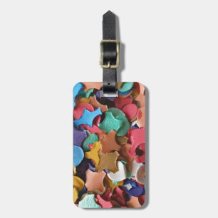 Confetti Party Karneval Farbiges Papier Funny Funn Gepäckanhänger