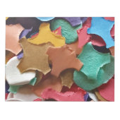 Confetti Party Karneval Farbiges Papier Funny Funn Notizblock (Vorderseite)