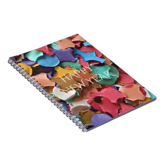 Confetti Party Karneval Farbiges Papier Funny Funn Notizblock (Rechte Seite)