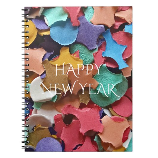 Confetti Party Karneval Farbiges Papier Funny Funn Notizblock (Vorderseite)