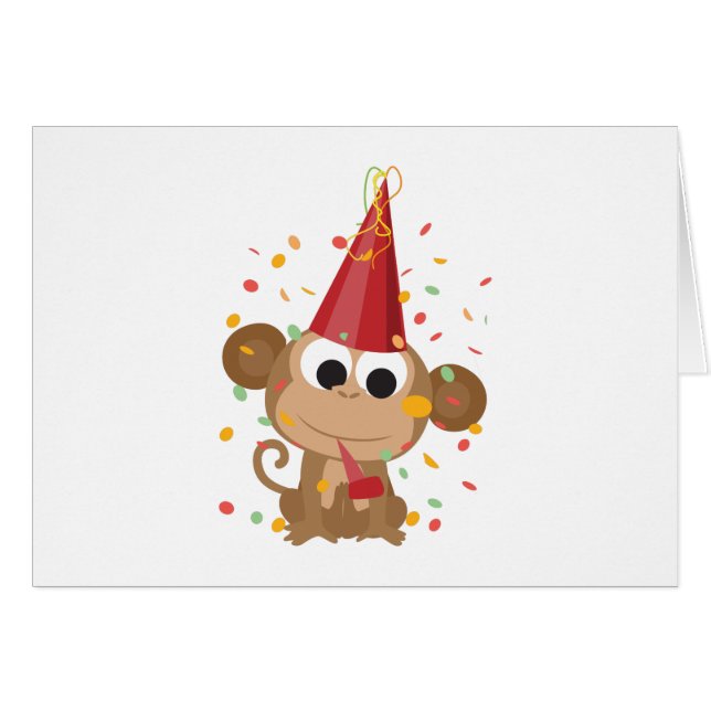Confetti Party Monkey (Vorderseite (Horizontal))