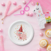 Confetti Party Pig Pappteller (Party)