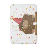Confetti Party Sasquatch Bigfoot Badematte (Vorderseite Vertikal)