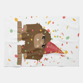 Confetti Party Sasquatch Bigfoot Geschirrtuch
