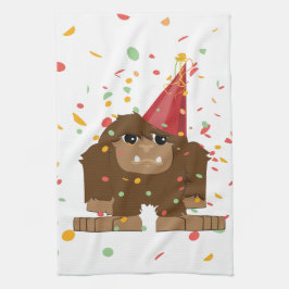Confetti Party Sasquatch Bigfoot Geschirrtuch