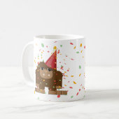 Confetti Party Sasquatch Bigfoot Kaffeetasse (Vorderseite Links)