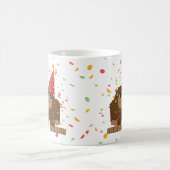Confetti Party Sasquatch Bigfoot Kaffeetasse (Mittel)