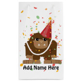 Confetti Party Sasquatch Bigfoot Kleine Geschenktüte (Rückseite)