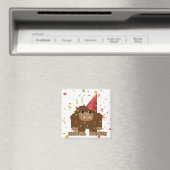 Confetti Party Sasquatch Bigfoot Magnet (In Situ (Geschirrspüler))
