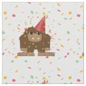 Confetti-Party Sasquatch Bigfoot Stoff (Nahaufnahme)