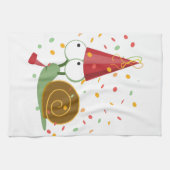 Confetti Party Snail Küchentuch (Horizontal)