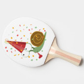 Confetti Party Snail Tischtennis Schläger (Seitenansicht)