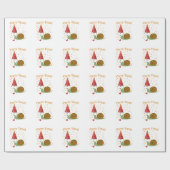 Confetti Party Time! Schnecke Geschenkpapier (Flach)