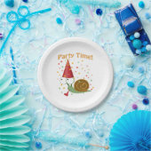 Confetti Party Time! Schnecke Pappteller (Party)