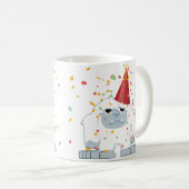 Confetti Party Yeti Kaffeetasse (VorderseiteRechts)