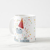 Confetti Party Yeti Kaffeetasse (Vorderseite Links)