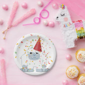 Confetti Party Yeti Pappteller (Party)