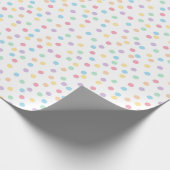 Confetti Pastels (Dots) Geschenkpapier (Ecke)