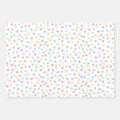 Confetti Pastels (Dots) Geschenkpapier Set (Vorderseite 3)