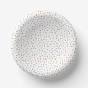 Confetti Pastels (Dots) Pappteller