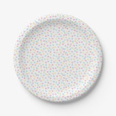Confetti Pastels (Dots) Pappteller (Vorderseite)