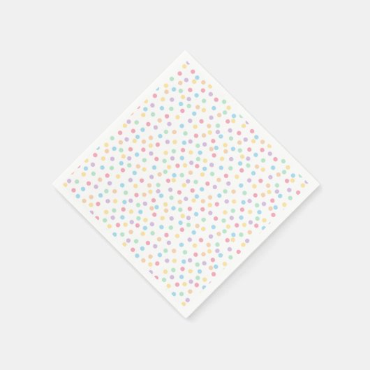 Confetti Pastels (Dots) Serviette (Ecke)