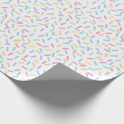 Confetti Pastels (Sprinklen) Geschenkpapier (Ecke)