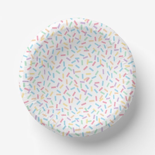 Confetti Pastels (Sprinklen) Pappteller (Vorderseite)