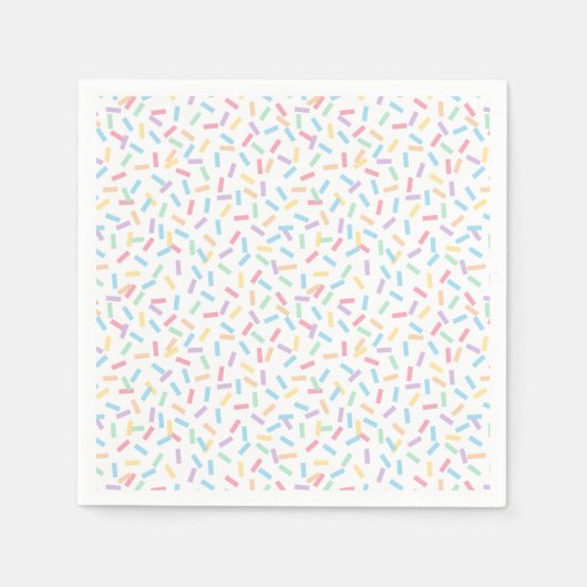 Confetti Pastels (Sprinklen) Serviette (Vorderseite)
