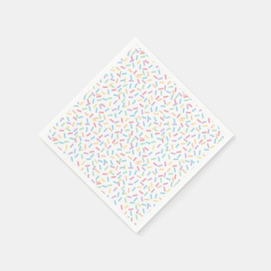 Confetti Pastels (Sprinklen) Serviette (Ecke)