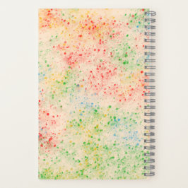 Confetti Pattern Notebook Notizblock