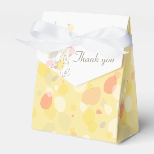 Confetti petal Blume danke Ihnen Gastgeschenk Hoch Geschenkschachtel (Vorderseite)