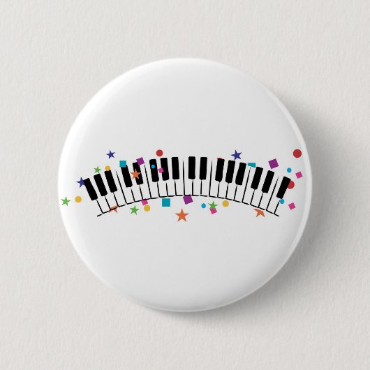 Confetti Piano Button (Vorderseite)